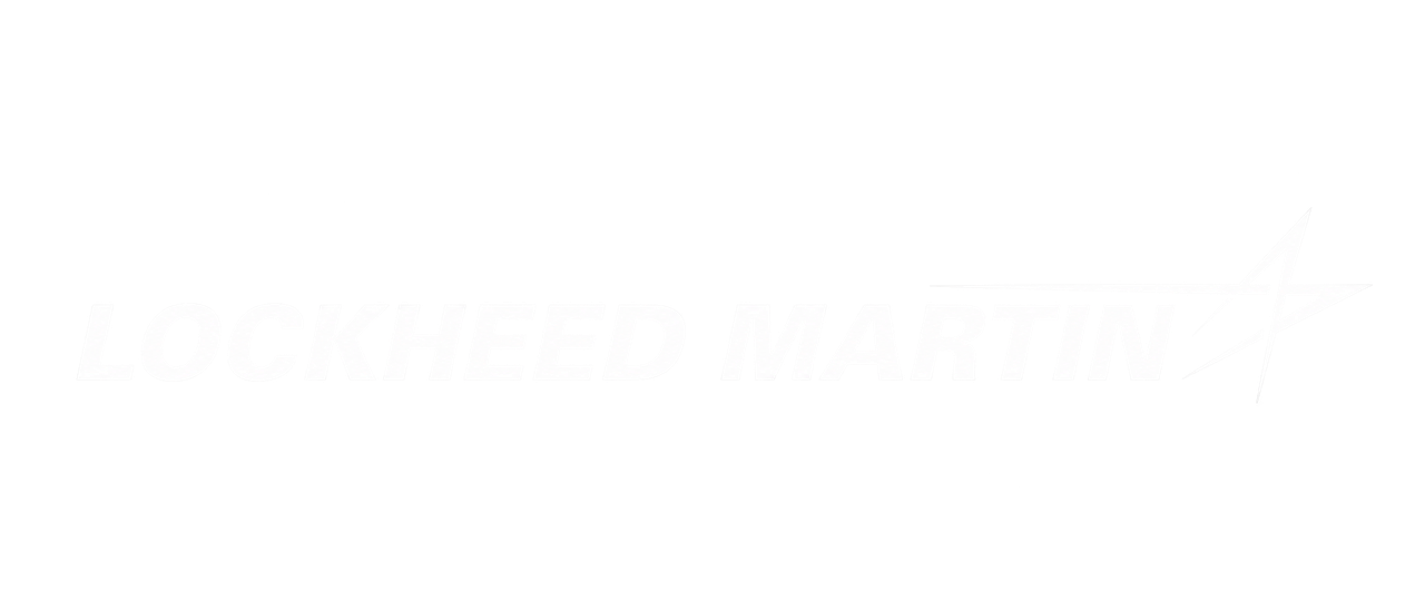 Lockheed Martin logo in white